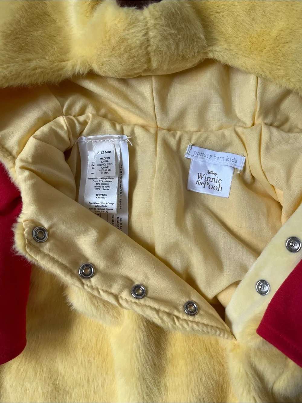 Pottery Barn Kids Winnie The Pooh Costume - Picture 3 of 3